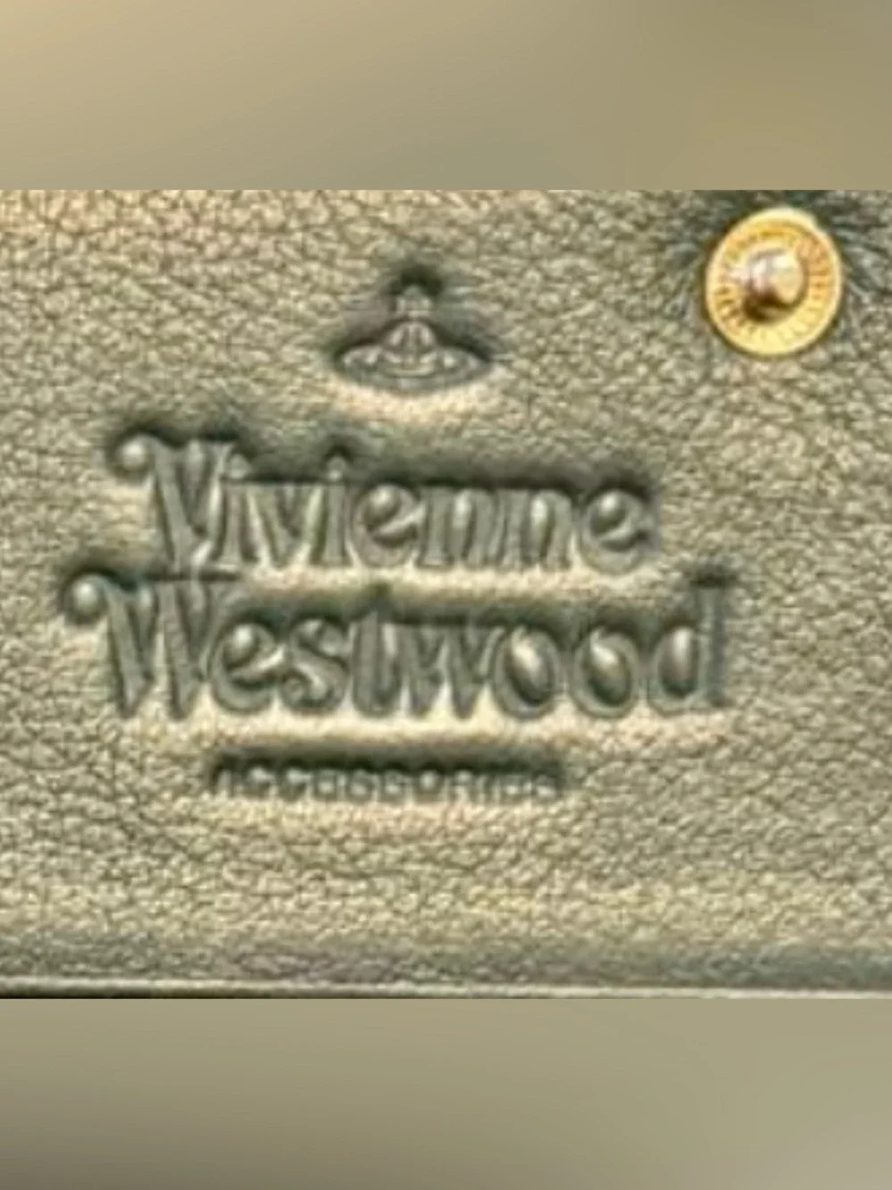 Vivienne Westwood Embossed Leather Wallet~ made in Italy